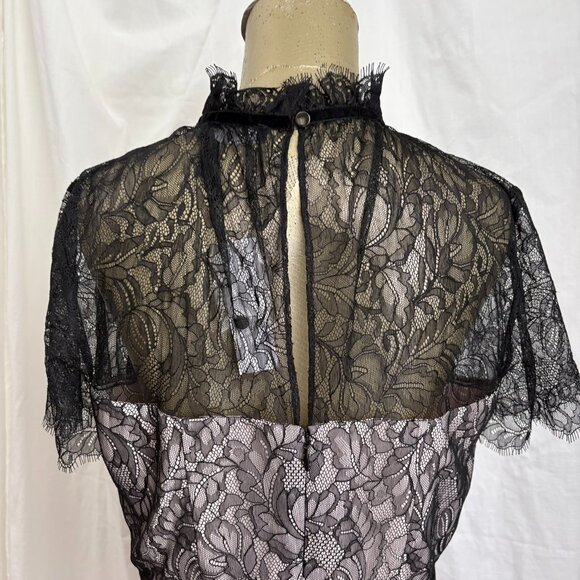 White House Black Market Lace Blouse NWT 6 - Picture 4 of 9